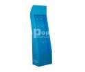 Hook displays - Blue color custom display stand with hooks