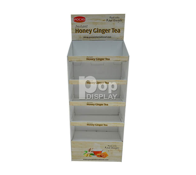 Honey Tea Cardboard Floor Display