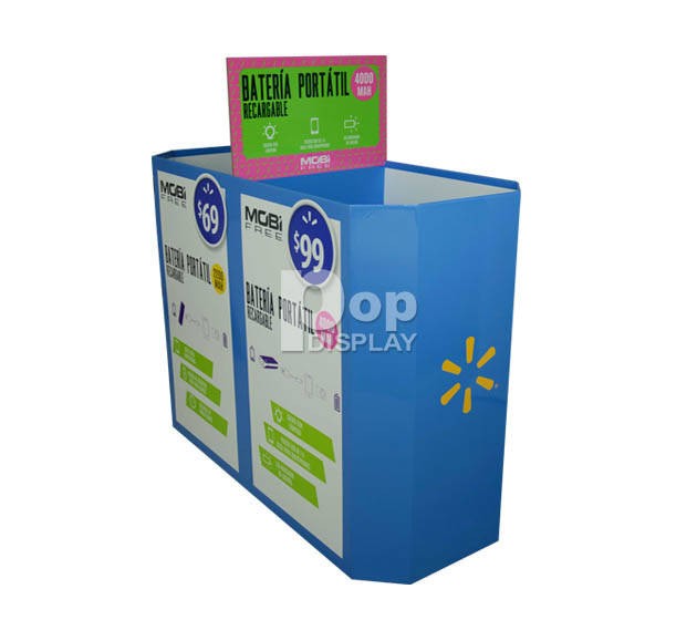Supermarket high quality cardboard pallet display