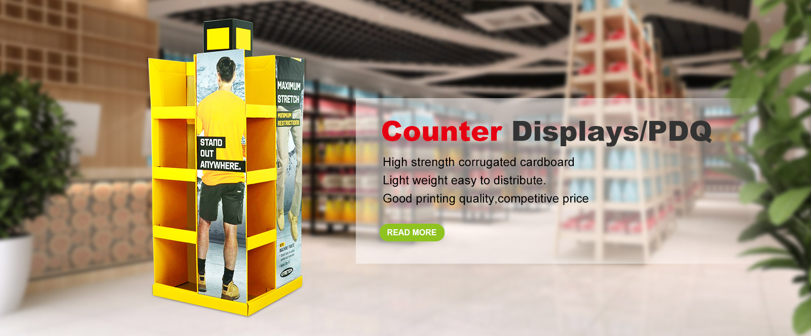 Counter displays/PDQ